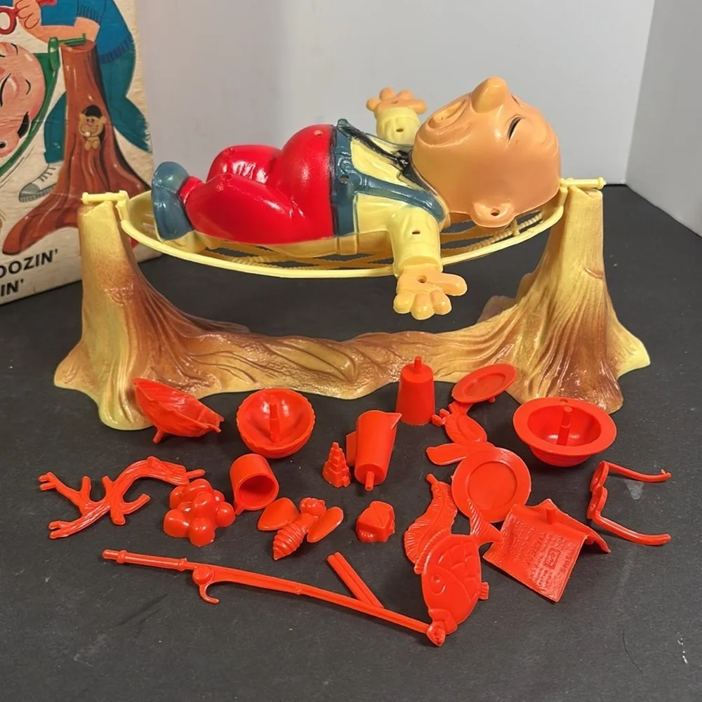 Vintage 1969 Tiltin’ Milton Game by Ideal – Balance Skill Game with Pieces